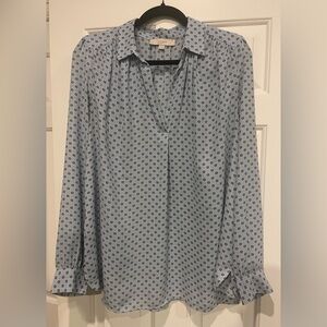 Ann Taylor Loft flowy blouse, size L